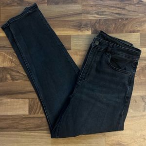 American Eagle Stretch Curvy Mom Jean - Black Obsidian. Size 10 regular